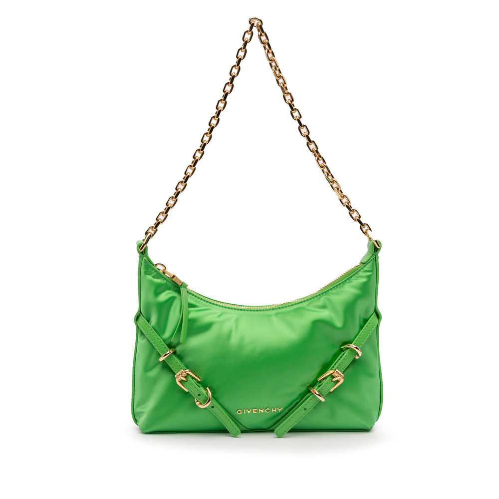 Pre-Loved Givenchy Small Satin Voyou Party Shoulder Bag